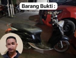 Polisi Tangkap Penadah Motor Curian di Konawe, Kakak Pelaku Curanmor