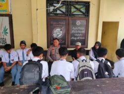 Polisi Sahabat Pelajar, Polres Konawe Tertibkan Pelajar Keluyuran Saat Jam Sekolah