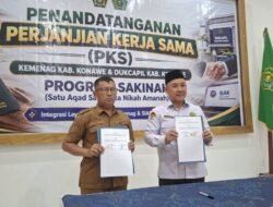 Kemenag dan Disdukcapil Konawe Teken PKS