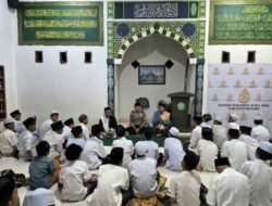 Subuh Keliling di Pondidaha, Kapolsek Imbau Santri Jauhi Narkoba dan Perundungan