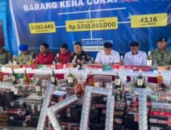 Bea Cukai Kendari Musnahkan 3 Juta Batang Rokok Ilegal, Potensi Kerugian Negara Rp3,05 Miliar
