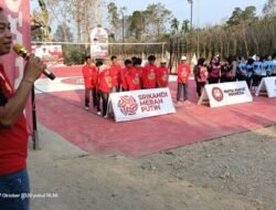 Camat Tongauna Buka PRI Cup I 2026, 15 Tim Voli Putri Berebut Hadiah Rp20 Juta