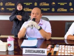 Polda Sultra Ungkap Tiga Kasus Narkoba, Enam Tersangka Ditangkap dengan Barang Bukti 2,3 Kg Sabu